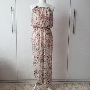 Sweet Storm Light Pink Floral Romper